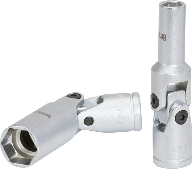 3/8" Glühkerzen-Gelenknüsse, kurz, 75mm, 14mm