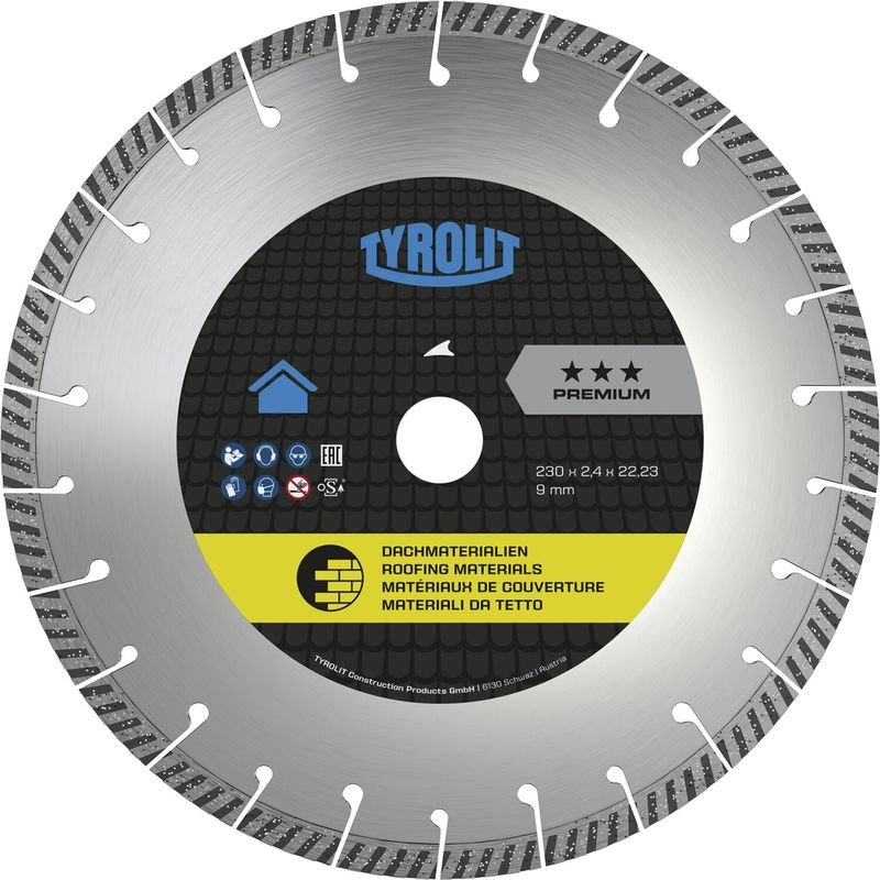 Tyrolit - PremiumDachdeckerscheibe 230 x 2,4 x 22,2 mm Form C6R