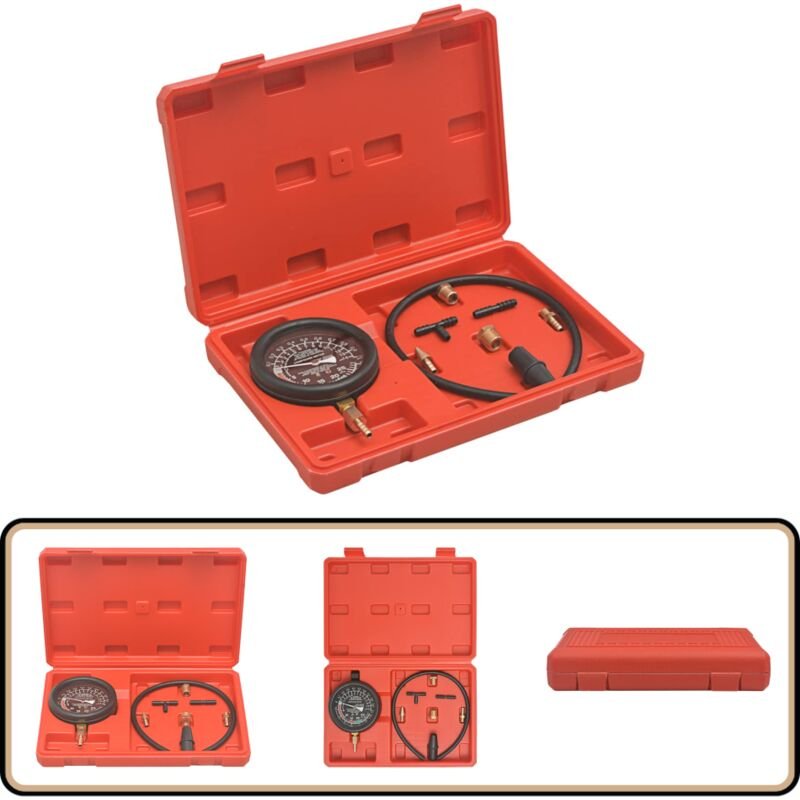 Vidaxl - Vakuum-Kraftstoffpumpen-Druckprüfer - Vakuumpumpe Testgerät - Kraftstoffpumpentest - Motordiagnose - Öl Druckpr...