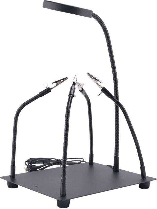 Löten, mit 3 Lupenhaltern, 4 Lötstationen für Schmuck