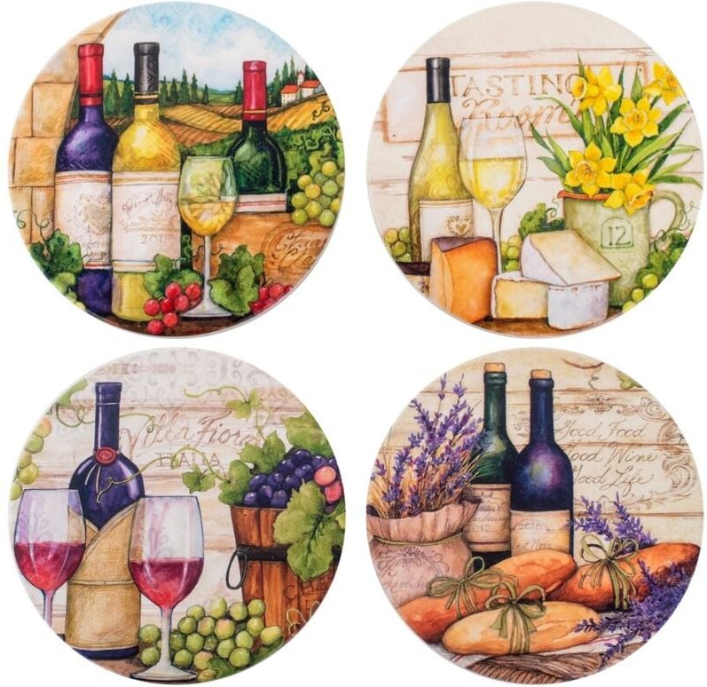 Zen Et Ethnique - Signes Grimalt Kochbeiträge Set 4 oder Multicolor sieht 4x11x1cm 24818