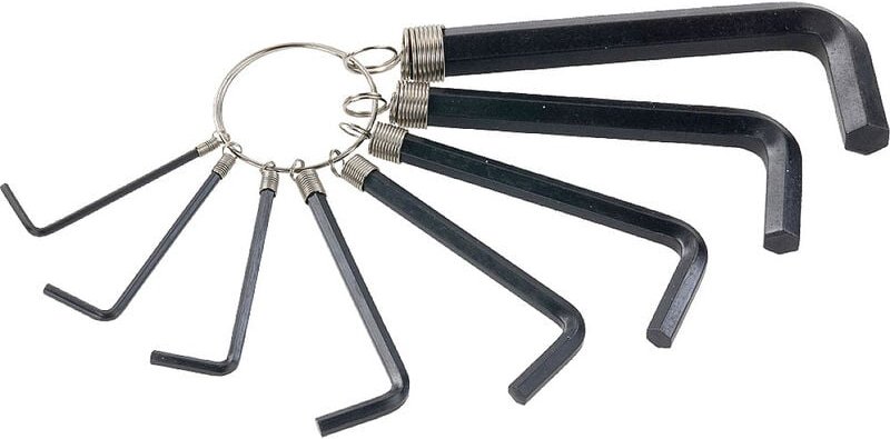 KWB - Sechskantschlüssel 2 mm, 2.5 mm, 3 mm, 4 mm, 5 mm, 6 mm, 8 mm, 10 mm 8teilig