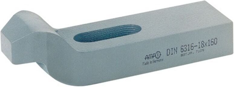 Lowe - amf Spanneisen din 6316 einfach gekröpft Nut 22 mm Länge 200 mm