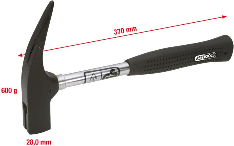 Latthammer, magnetisch, 600g