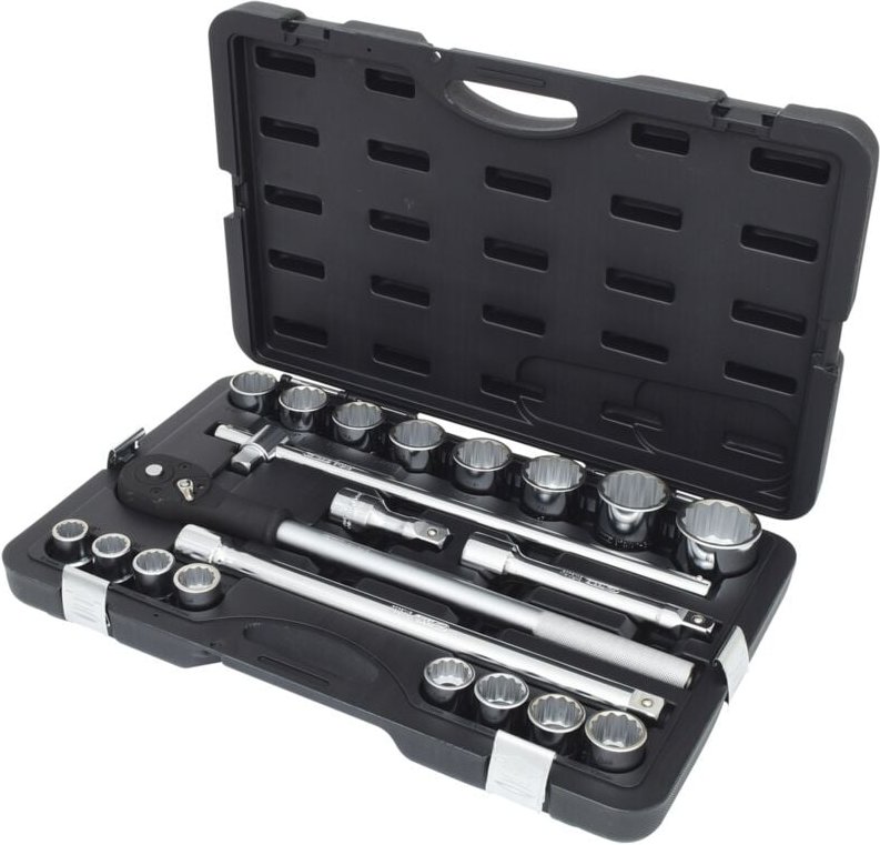 Ks Tools 3/4 Steckschlüssel-Satz, 21-tlg 12-kant