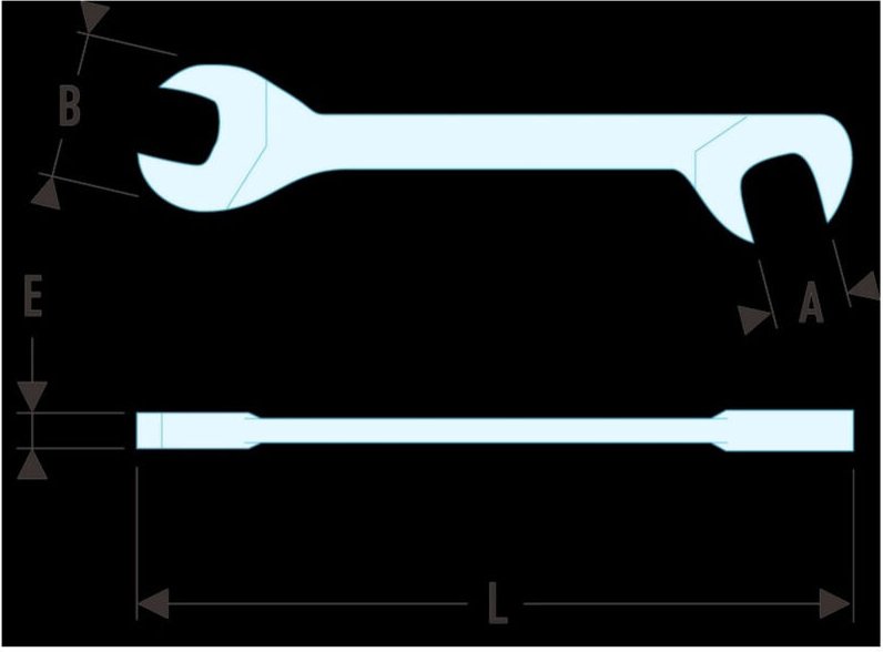 Maulschlüssel 'Mikromechanik' 13 mm - Facom