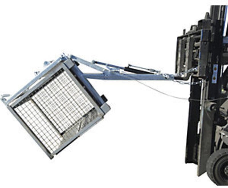 Bauer Kippomat KG-B, manuelle Kippbedienung und einstellbare Kippbremse