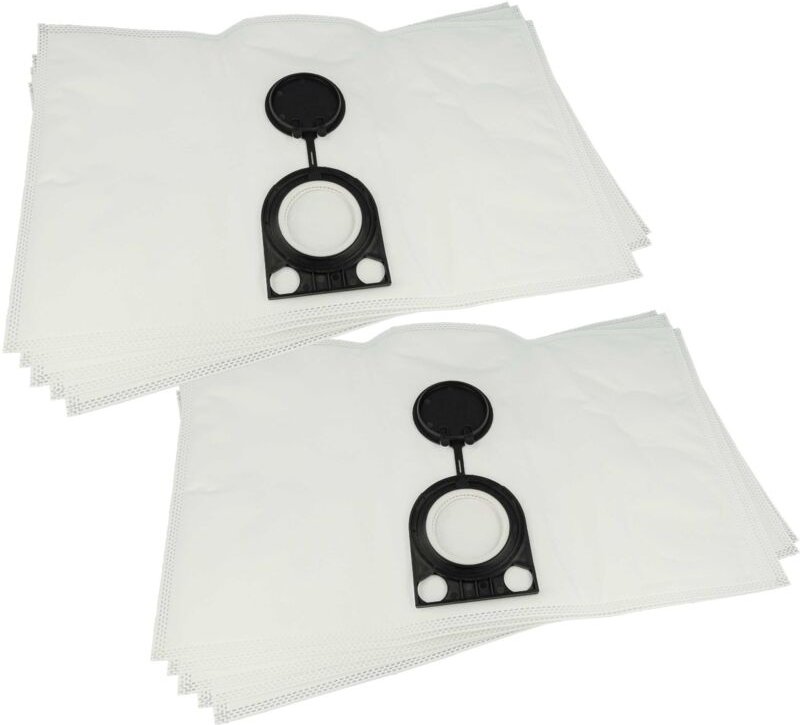 vhbw 10x Staubbeutel Ersatz für Starmix FBV 20, 434827 für Staubsauger - Mikrovlies, 20 l Füllvolumen, 31cm x 51cm Weiß