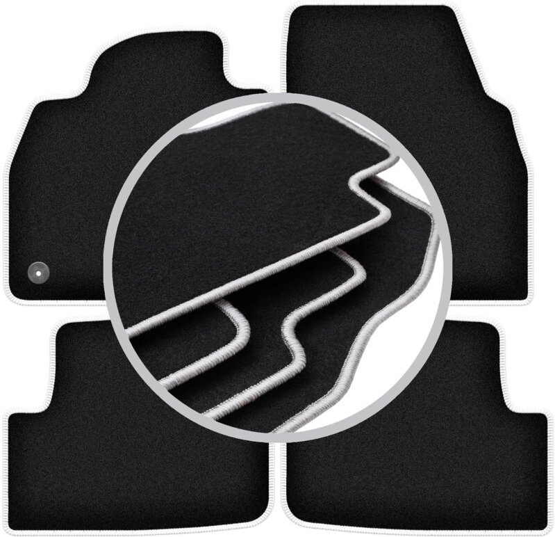 CARLUX-SILVER Autofußmatten für: Seat Ibiza V Fließheck (2017-)