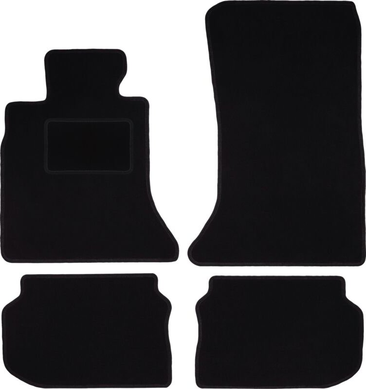 Schwarze Velours-Fußmatten für: BMW 5 F11 Kombi (2010-2013)