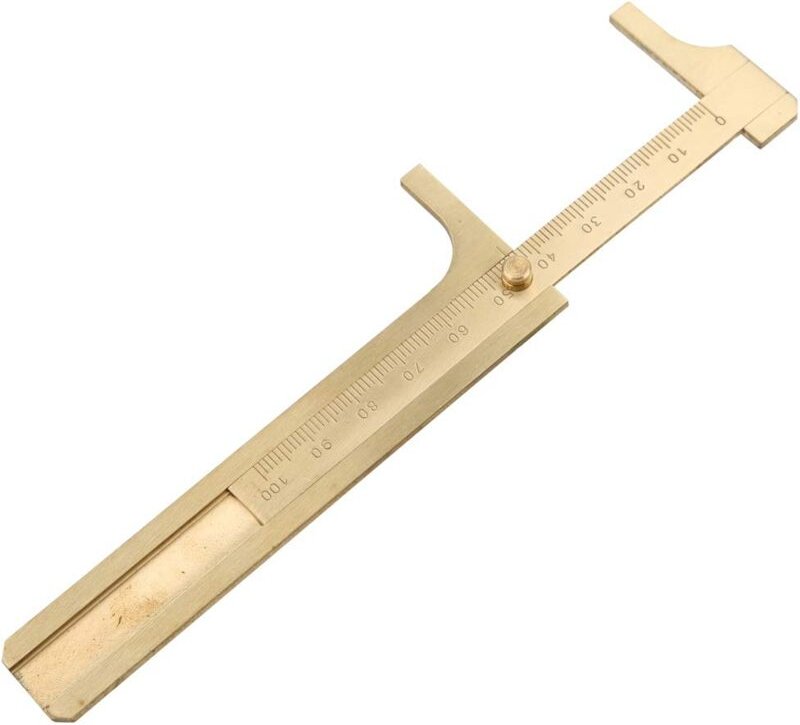 Beijiyi - Messing-Messschieber, Edelstahl-Messschieber, Schiebemessschieber, Taschenmessschieber, Lineal, Messwerkzeug, ...