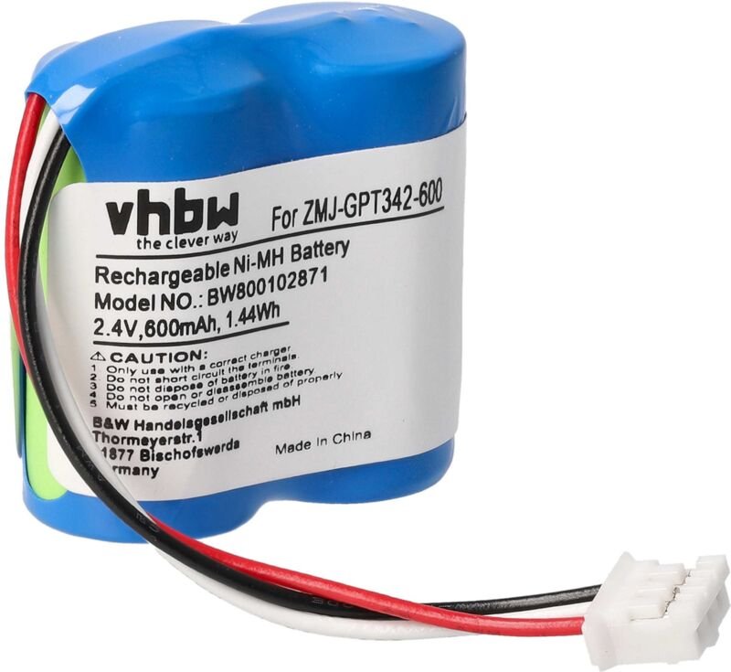 vhbw Akku kompatibel mit Philips Magic 2 schnurlos Festnetz Telefon (600 mAh, 2,4 V, NiMH)