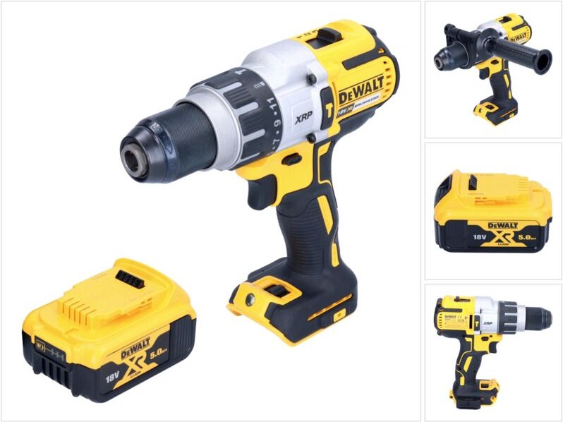 Dcd 996 n Akku Schlagbohrschrauber 18 v 95 Nm Brushless + 1x Akku 5,0 Ah - ohne Ladegerät - Dewalt