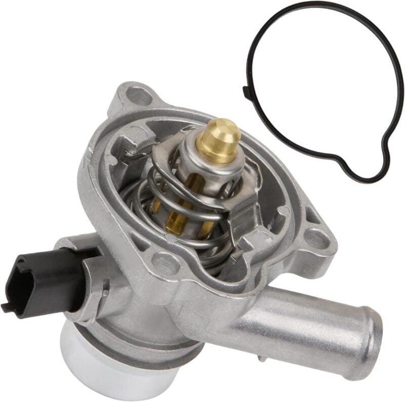 Ensemble de boîtier de thermostat de liquide de refroidissement en aluminium amélioré 55565336 55593034 902-808 compatib...