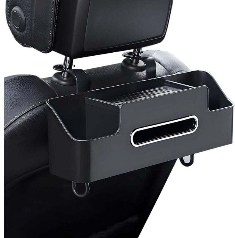 Multifunktionaler Autositz-Organizer mit Taschentuchhalter und hängendem Auto-Getränkehalter