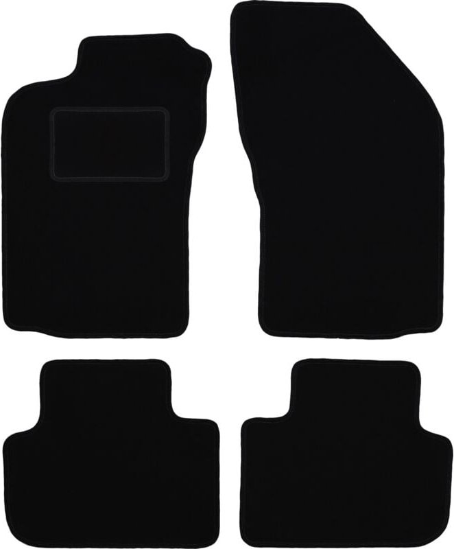 Schwarze Veloursmatten für: Alfa Romeo 147 Fließheck (2000-2010)