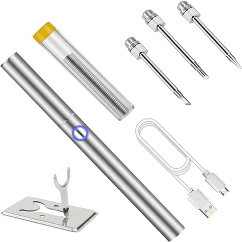 Kabelloser Lötkolben, wiederaufladbarer Lötkolben, schnell erhitzender Lötstift, tragbarer kabelloser Akku-Lötkolben, si...