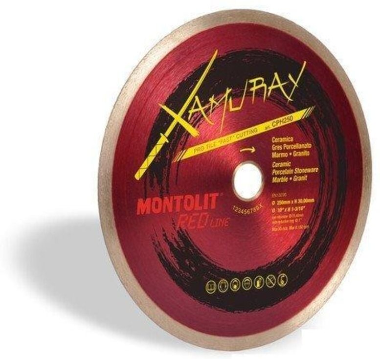 Diamantscheibe 250 Mm Fž£r Keramikfliesen Feinsteinzeug Marmor Granit Montolit Cermont Cph250