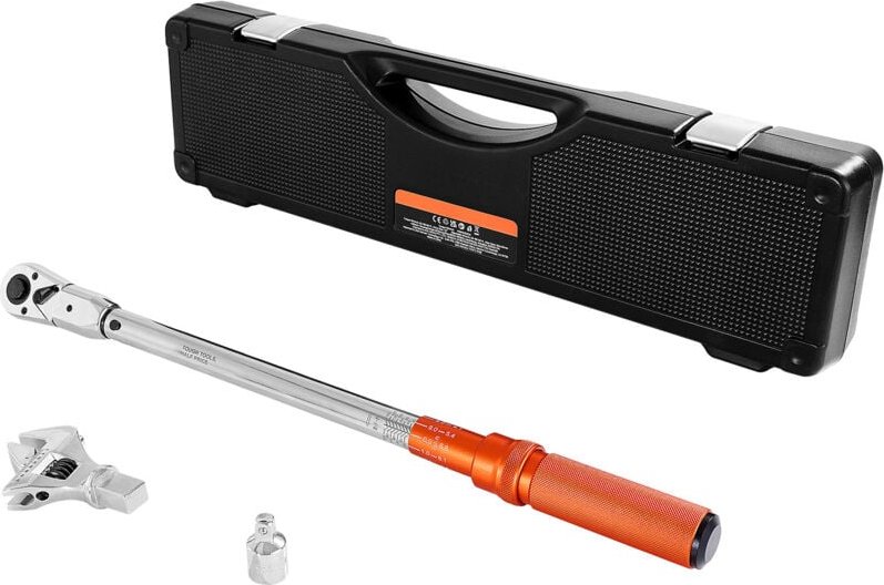 Klick-Drehmomentschlüssel Set (einstellbar) mit 1/2 Zoll Antrieb 271–216,8 N.m, Zweiwege-Drehmomentschlüssel-Set mit Zwe...