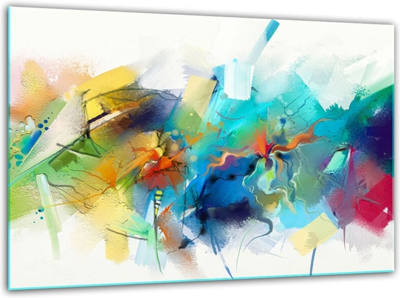 Glasscheidebrett MIT 30 x 22 Farben Temperet