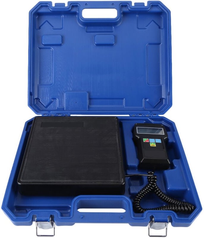 Zoternen - 220lb/100kg Digitale elektronische Kältemittel-Ladewaage mit Klimaanlagenkoffer