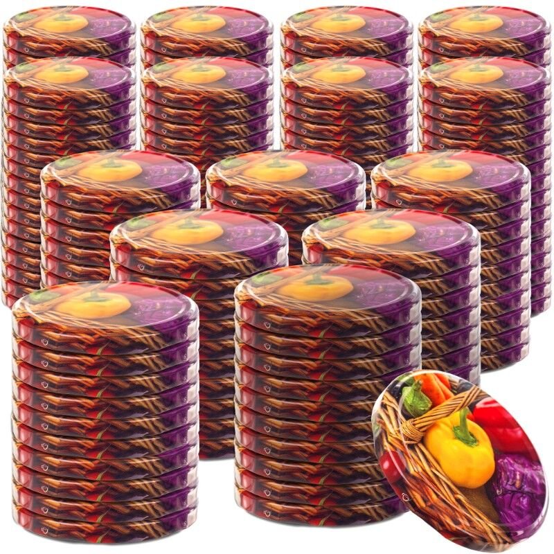 Einmachglas-Deckel Fi82, Einmachglas-Verschlüsse, Verschluss, Konserven, 200x - Kadax