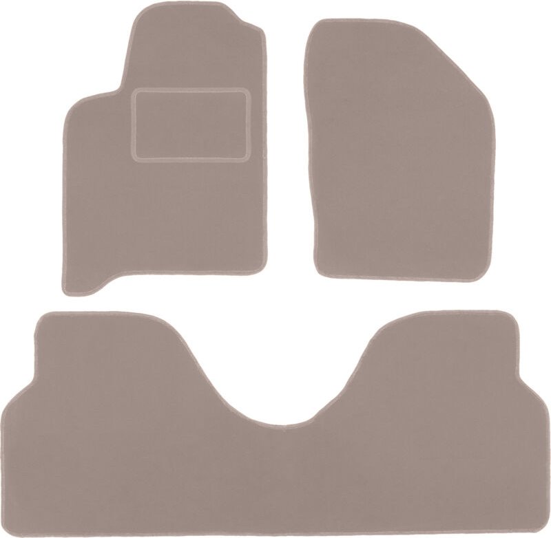 Beige Veloursmatten für: Renault Scenic I Minivan (1996-2003)