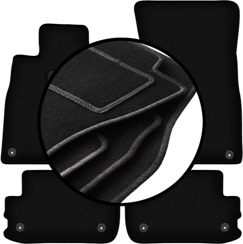 Komplettset Veloursmatten für: Mercedes S W222 Coupé (2013-)