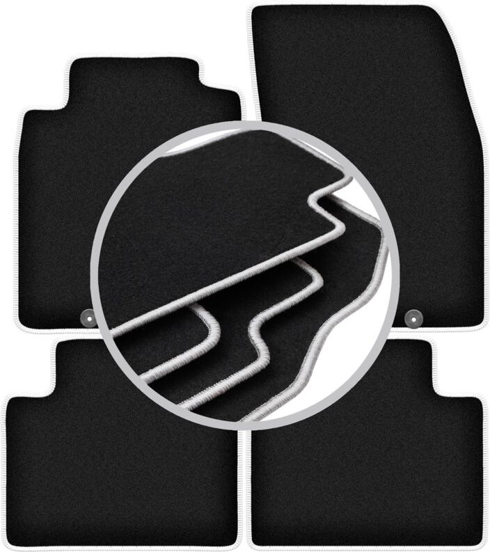 CARLUX-SILVER Autofußmatten für: Nissan X-Trail III T32 FL SUV (2017-2021)
