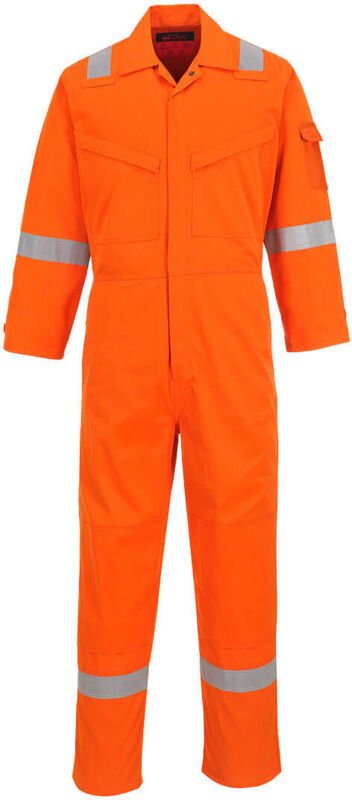 Kombination Araflame Silber Orange 5XL - FR(60) - UK(54)