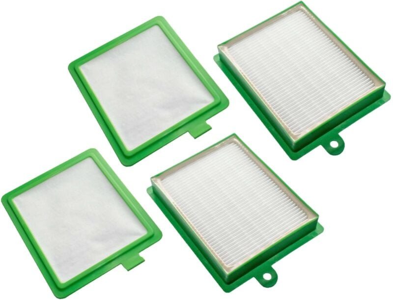 Filter-Set kompatibel mit AEG/Electrolux Viva Control avc 1121, avc 1131...1171 Staubsauger - 4x Filter (HEPA-Filter, Mi...