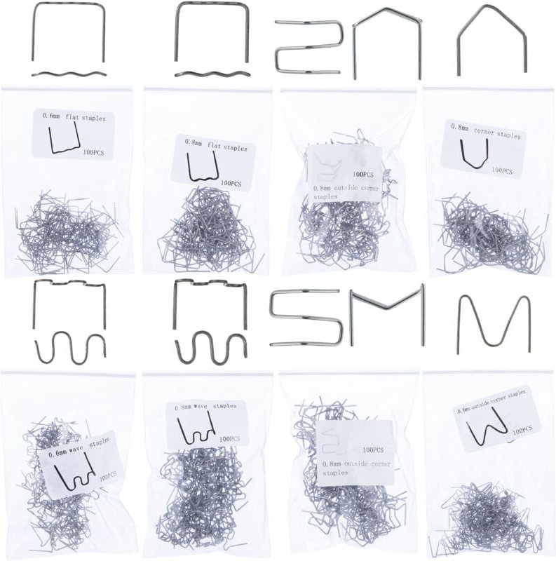 Rosfix Kunststoffklammern 8 Sorten 800 Stk.