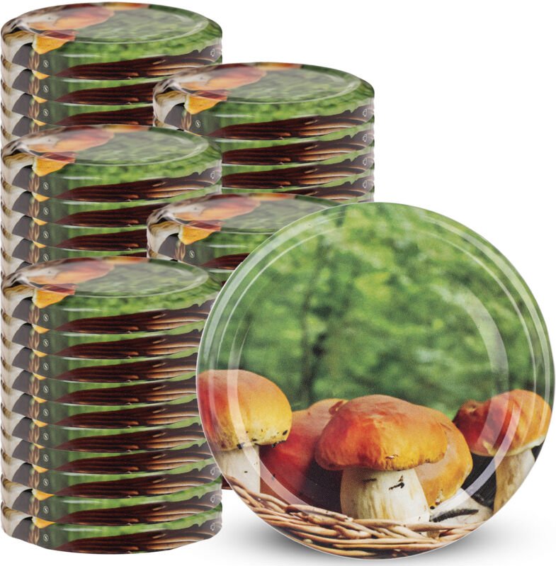 Deckel fi66 Packung 50 Stück Pilzkorb G-02 3 - Kadax