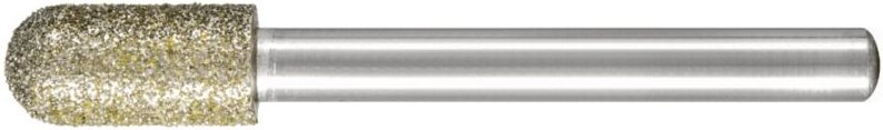 Pferd - Diamant-Schleifstift Walzenrund Ø10,0mm Schaft-Ø6 mm D357 (grob) zum Schleifen von gfk/cfk
