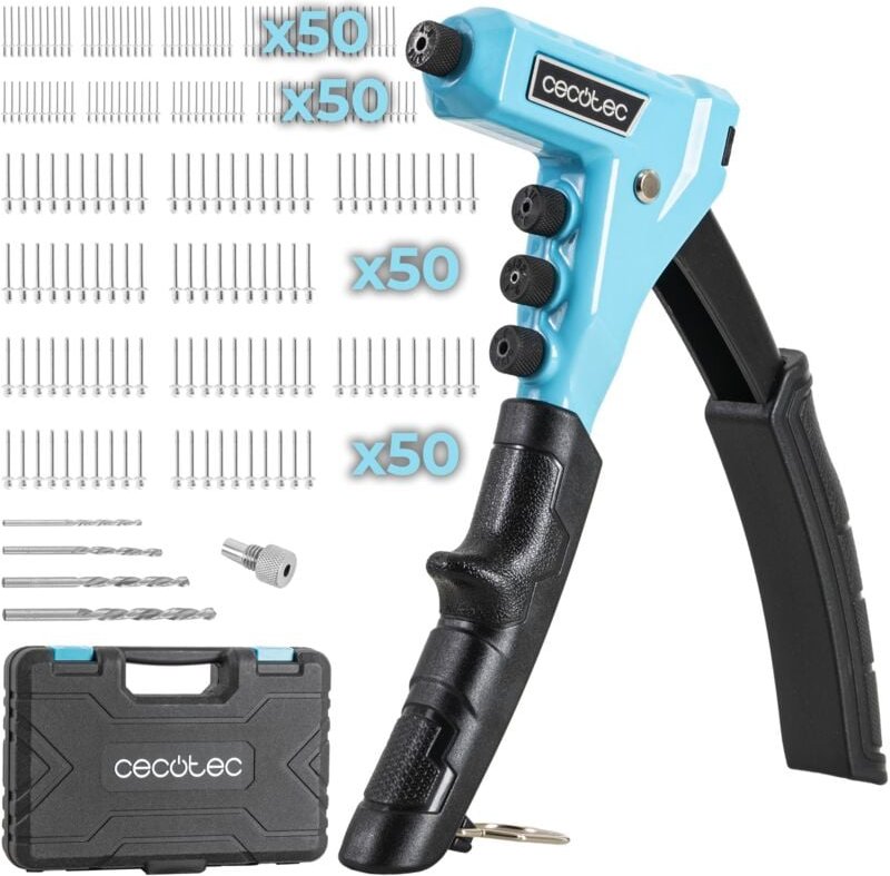 Cecotec Handnietzange FixerForce 4000 Vollausstattung, schlüssellose Einstellung, inkl. 4 Düsen of verschiedene Größen (...