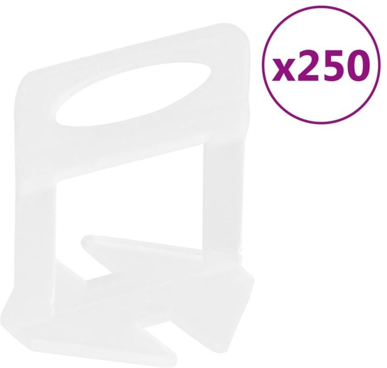 Fliesen-Nivellierclips 250 Stk. 1,5 mm vidaXL