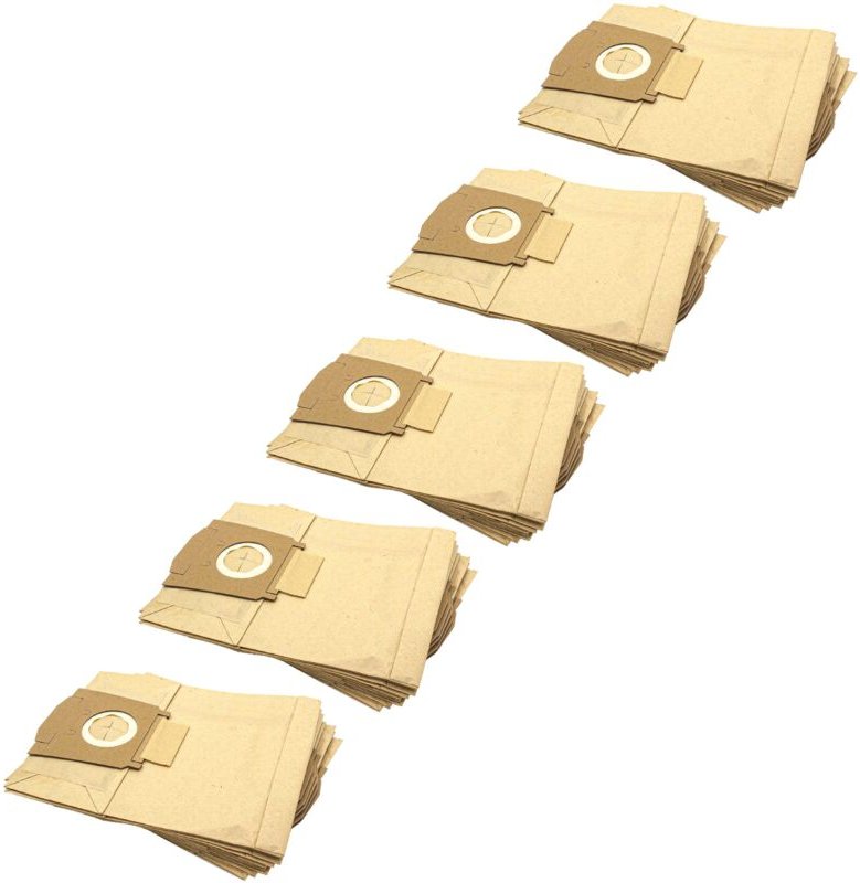 50x Staubsaugerbeutel kompatibel mit Siemens vz 92 b 91, 92 c 91, 92921 Staubsauger - Papier, 30cm x 21cm Sandfarben - V...