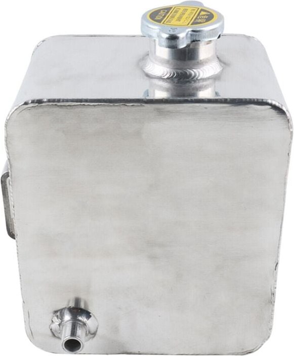 Thumbnail - Auto Universal Servolenkung Reservoir Tank mit Racing Clamp Silber