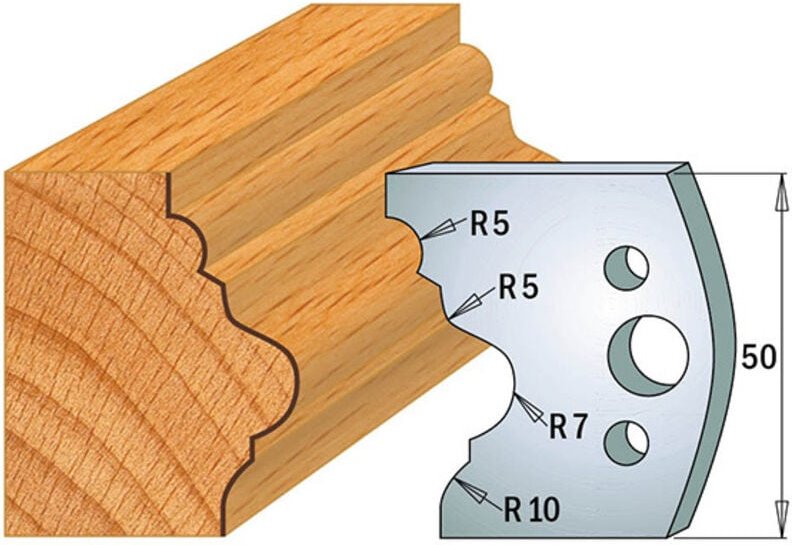 690.508 Paar SP-Messer 50x4mm