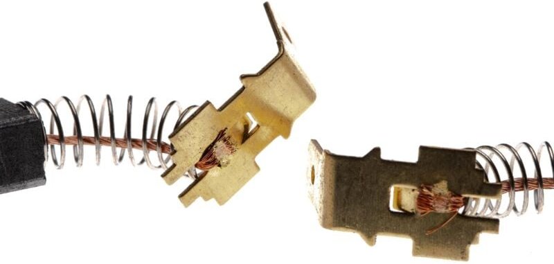 vhbw 2x Kohlebürste 6 x 9 x 12,3 mm Ersatz für Makita 191954-3, 195005-4, 643401-5, CB-401, 191910-3 für Elektrowerkzeug