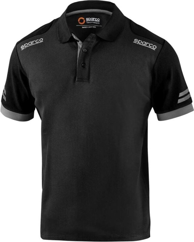 02415NRGS Toledo Technical Polo, Grau/Schwarz, l - Sparco
