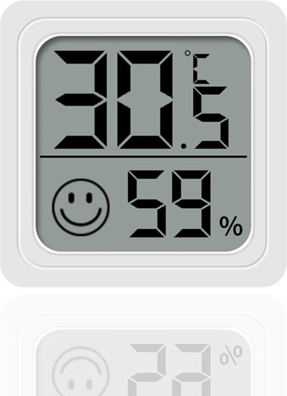 1pc Hygrometer Home Baby Zimmer Trocken und Feucht Kühl- und Heizthermometer Auto Temperatur und Luftfeuchtigkeit Einfac...