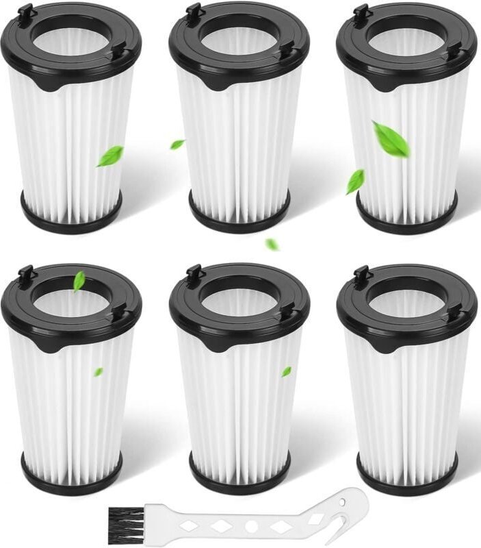 Thumbnail - ZVD-6er Pack Filter für Ergorapido Staubsauger AEG CX7 CX7-2 AEF150 Ersatzfilter, Zubehör Ersatz HEPA-Filter für AEG CX7...