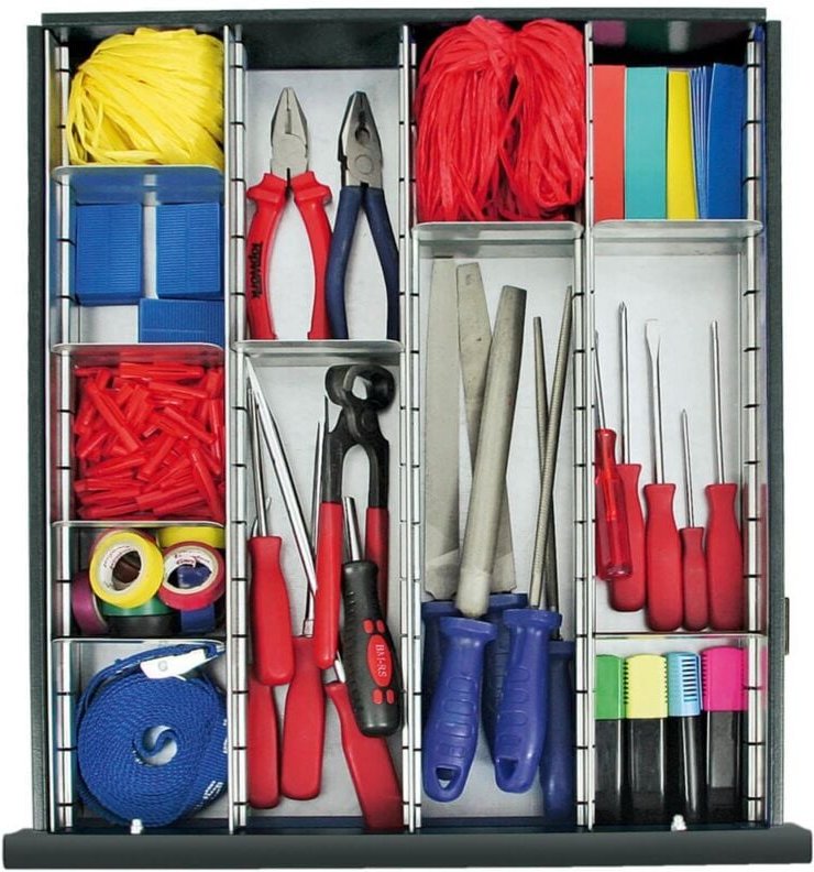 Stumpf Einteilungs-Set 100 mm hoch, 12-teilig