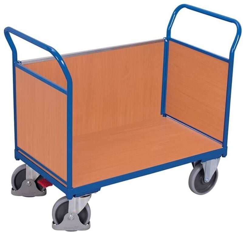 VARIOfit Dreiwandwagen mit Holzwänden 1200x775mm
