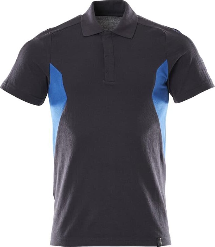 Accelerate Polo-Shirt Premium Performance 18383 Poloshirt Polohemd, Farbe: Schwarzblau/Azurblau - 01091, Größe: xl - Mas...