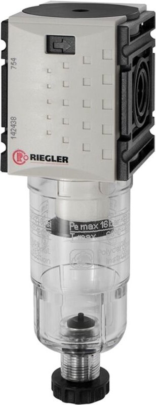 Filter »FUTURA-mini« mit PC-Behälter, 5 µm, bg 0, g 1/4, ha - Riegler