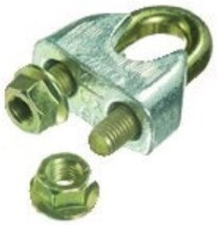 Din 1142 (ehem.) galZn Drahtseilk.10mm/M8 3/ 8'