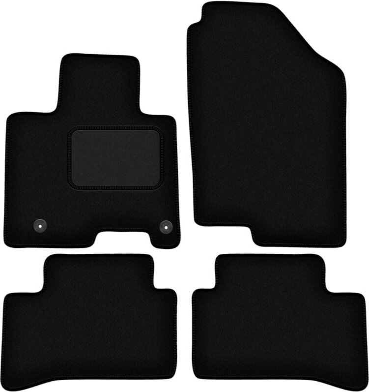 Schwarze Velours-Fußmatten für: Hyundai Tucson IV SUV (2021-)