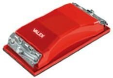 Valex Handschleifer mit 160 x 85 mm Schwamm-Trägerteller für Tischler und Holzbearbeitung